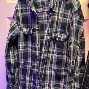 Faded glory size medium button long sleeve shirt good condition